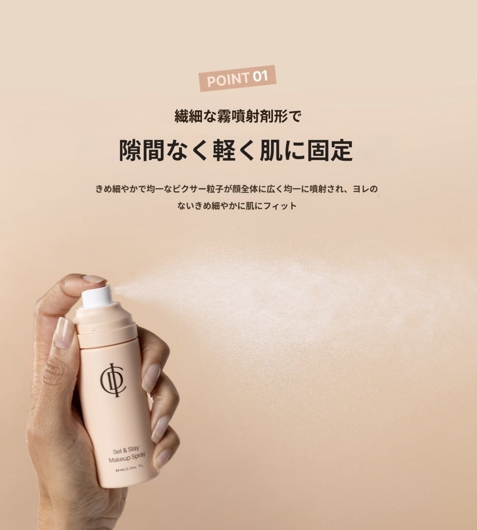 ICD Makeup Set & Stay Makeup Spray(ICD ビューティー セット&ステイ メイクアップスプレー)