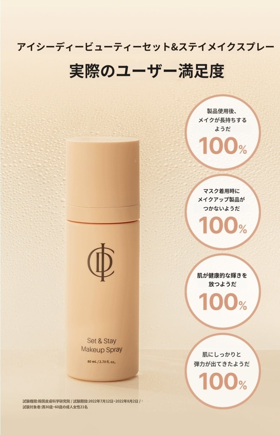 ICD Makeup Set & Stay Makeup Spray(ICD ビューティー セット&ステイ メイクアップスプレー)