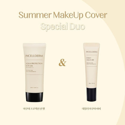 INCELLDERM AQUA PROTECTION SUN GEL SPF45 PA++++ [インセルダム・アクア・プロテクション・サン・ジェル SPF45PA+++]