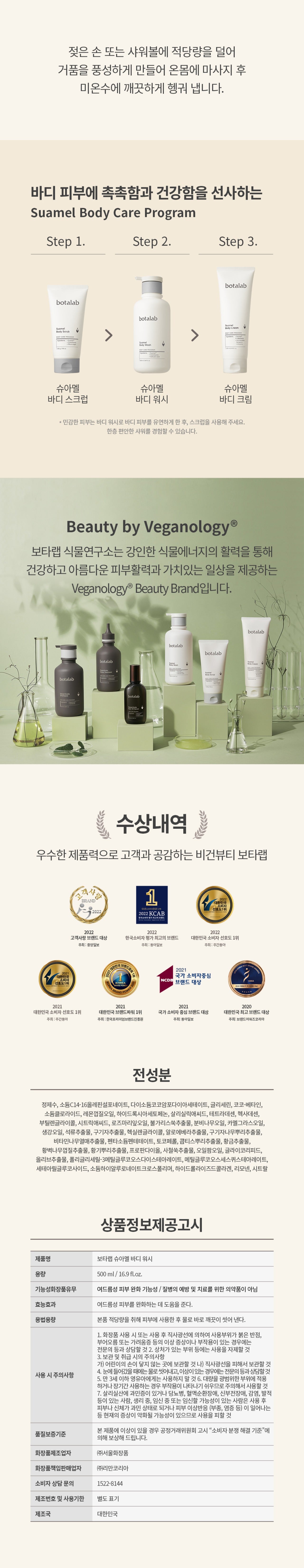 Botalab Suamel Body Wash [シュアメル・ボディウォッシュ]