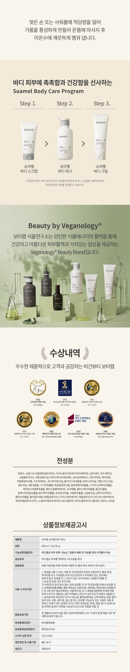 Botalab Suamel Body Wash [シュアメル・ボディウォッシュ]